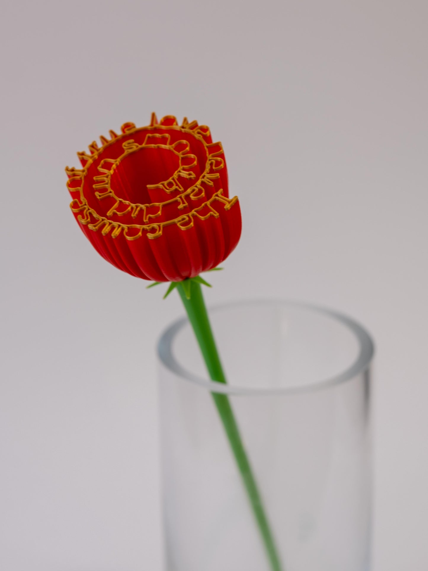 Flower "The Course of true love never did come smooth"
